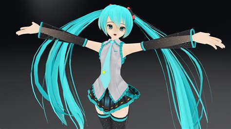 3d miku model|miku 3d model free.